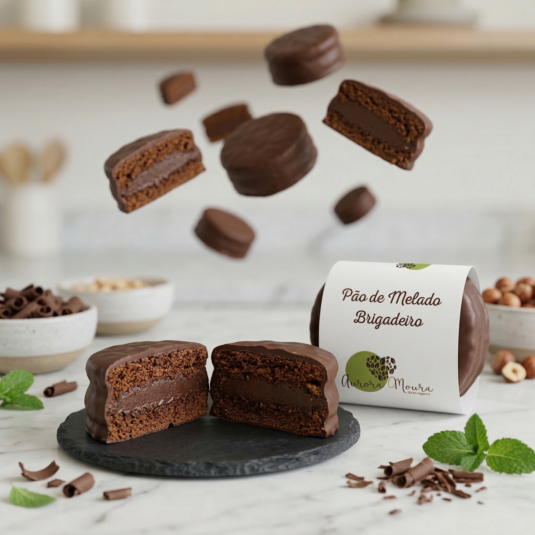 Pão de Melado de Brigadeiro - Aurora Moura