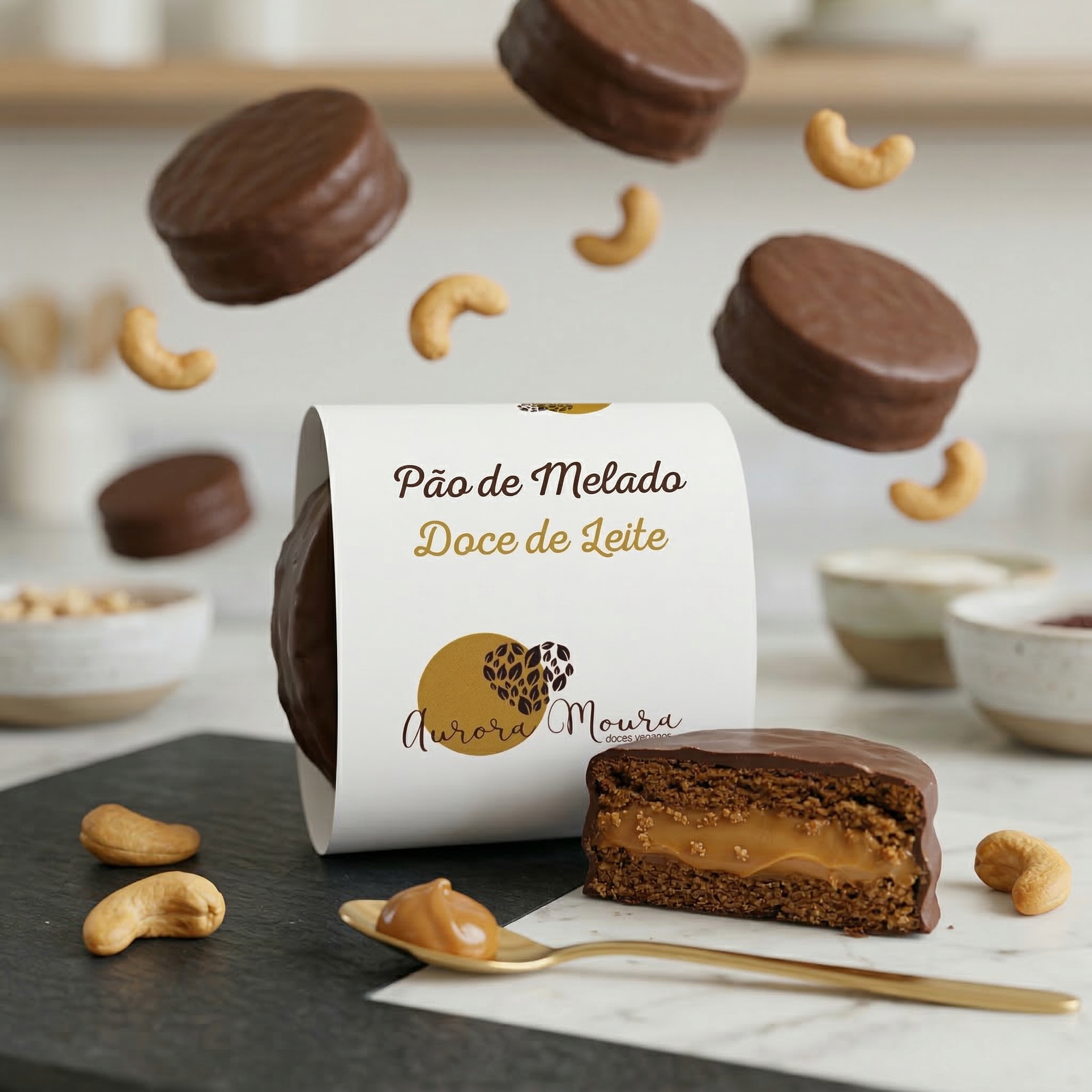 Pão de Melado de Doce de Leite - Aurora Moura